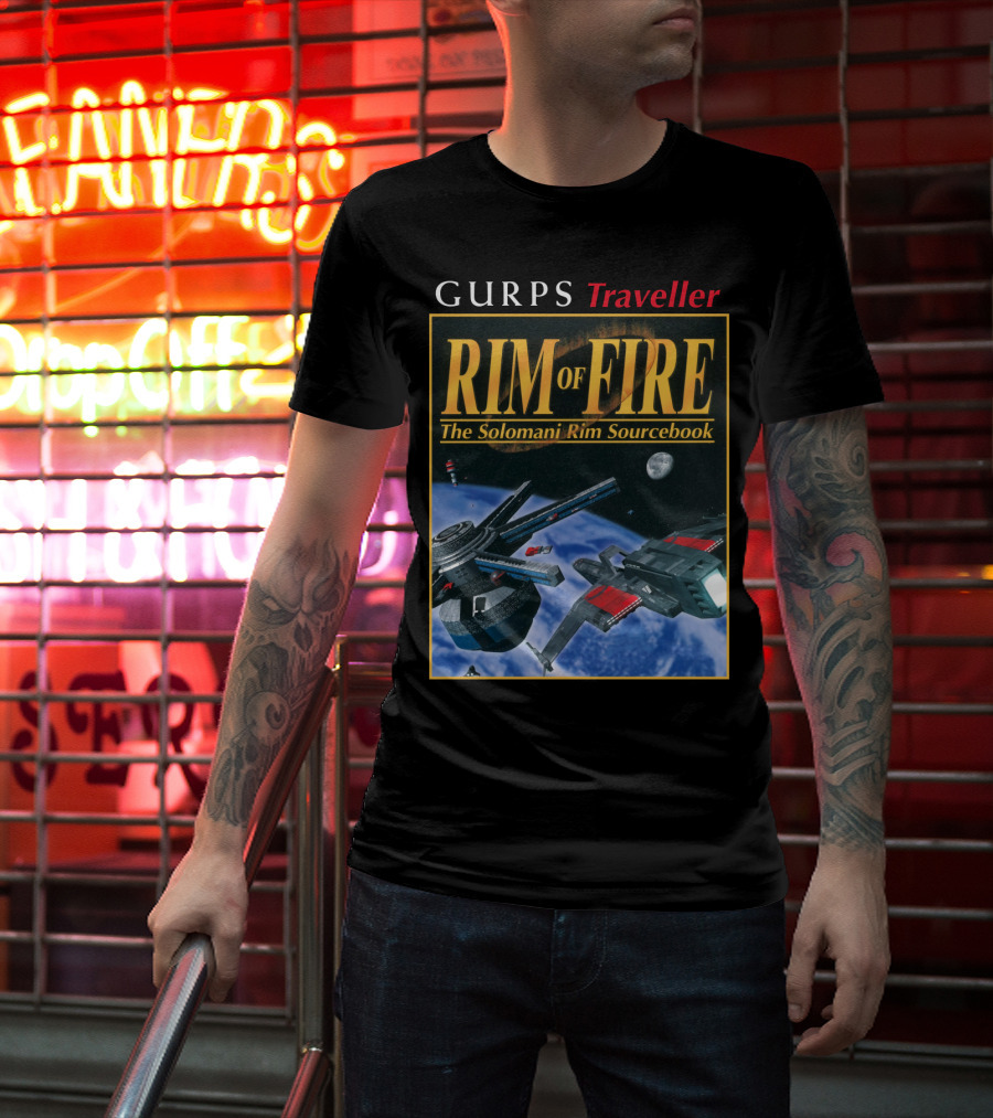 GURPS Traveller Rim Of Fire The Solomani Rim Sourcebook T-Shirt