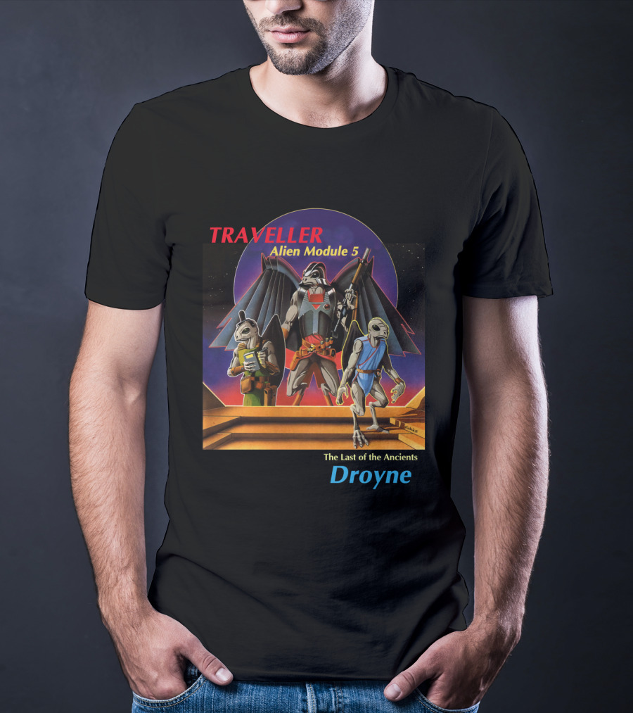 TRAVELLER Alien Module 5 The Last Of The Ancients Droyne T-Shirt