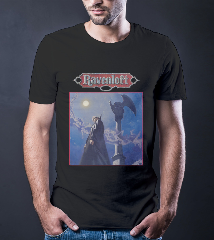 Ravenloft Vampire Night Gothic Scene T-Shirt