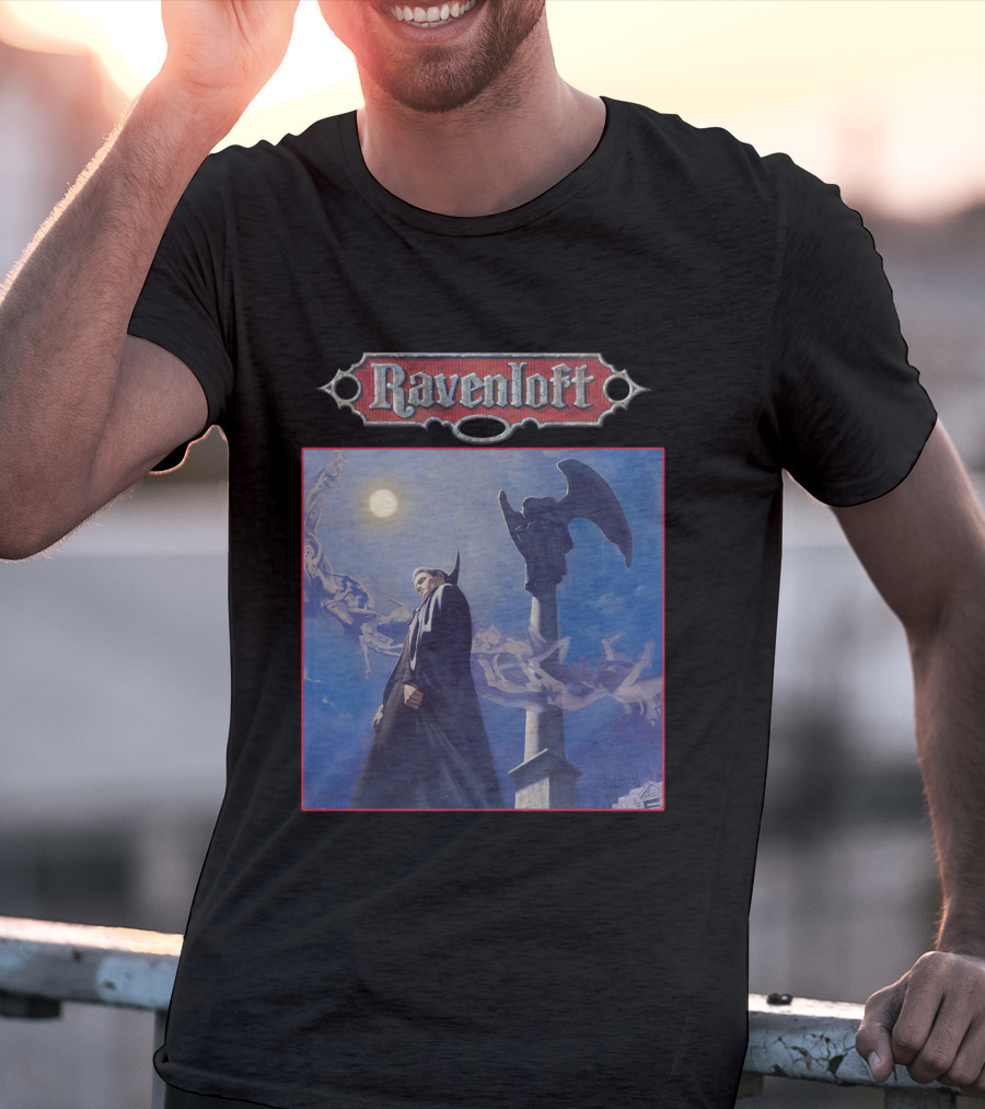 Ravenloft Vampire Night Gothic Scene T-Shirt