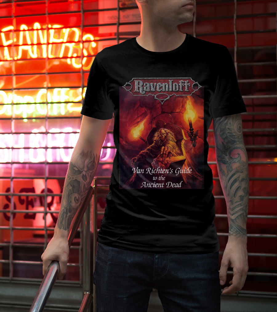 Ravenloft Van Richten's Guide To The Ancient Dead T-Shirt