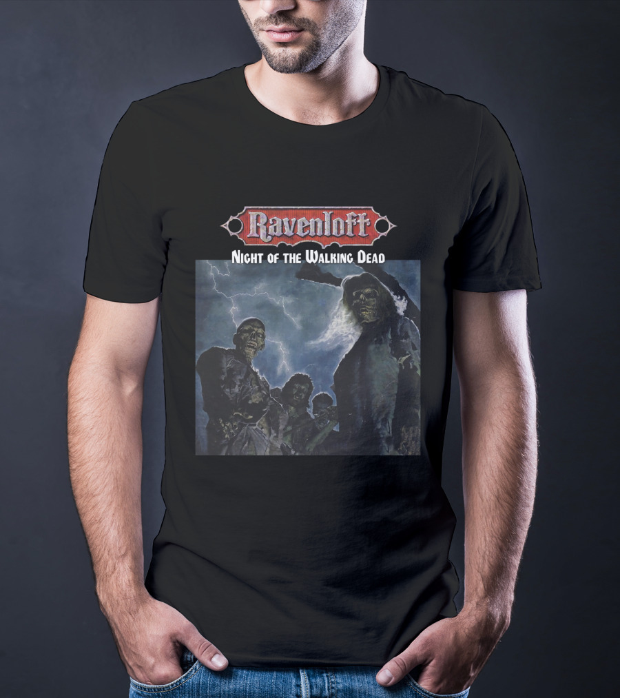 Ravenloft Night Of The Walking Dead Zombie Apocalypse Scene T-Shirt