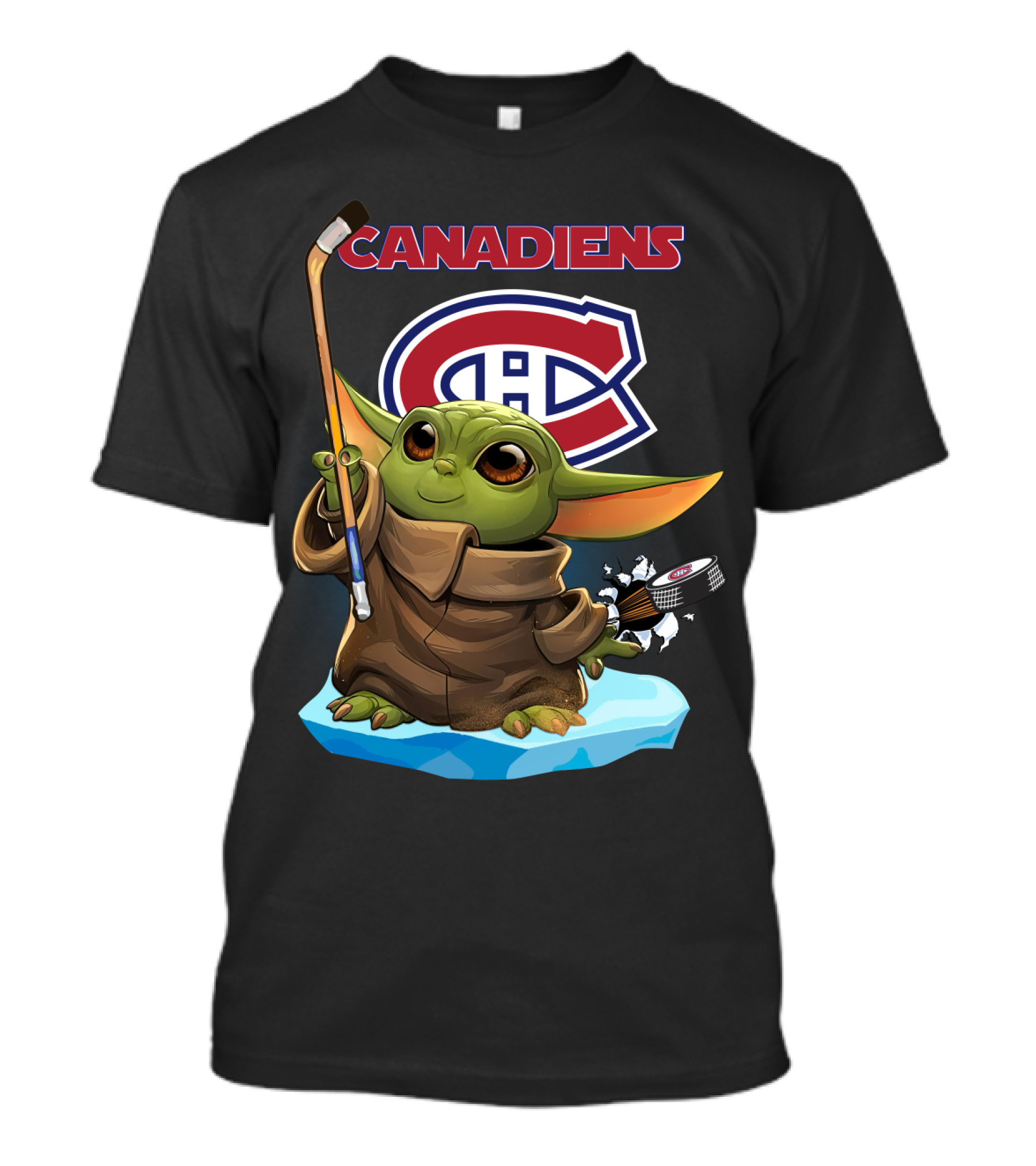 Baby Yoda Canadiens Hockey NHL Montreal Canadiens T-Shirt
