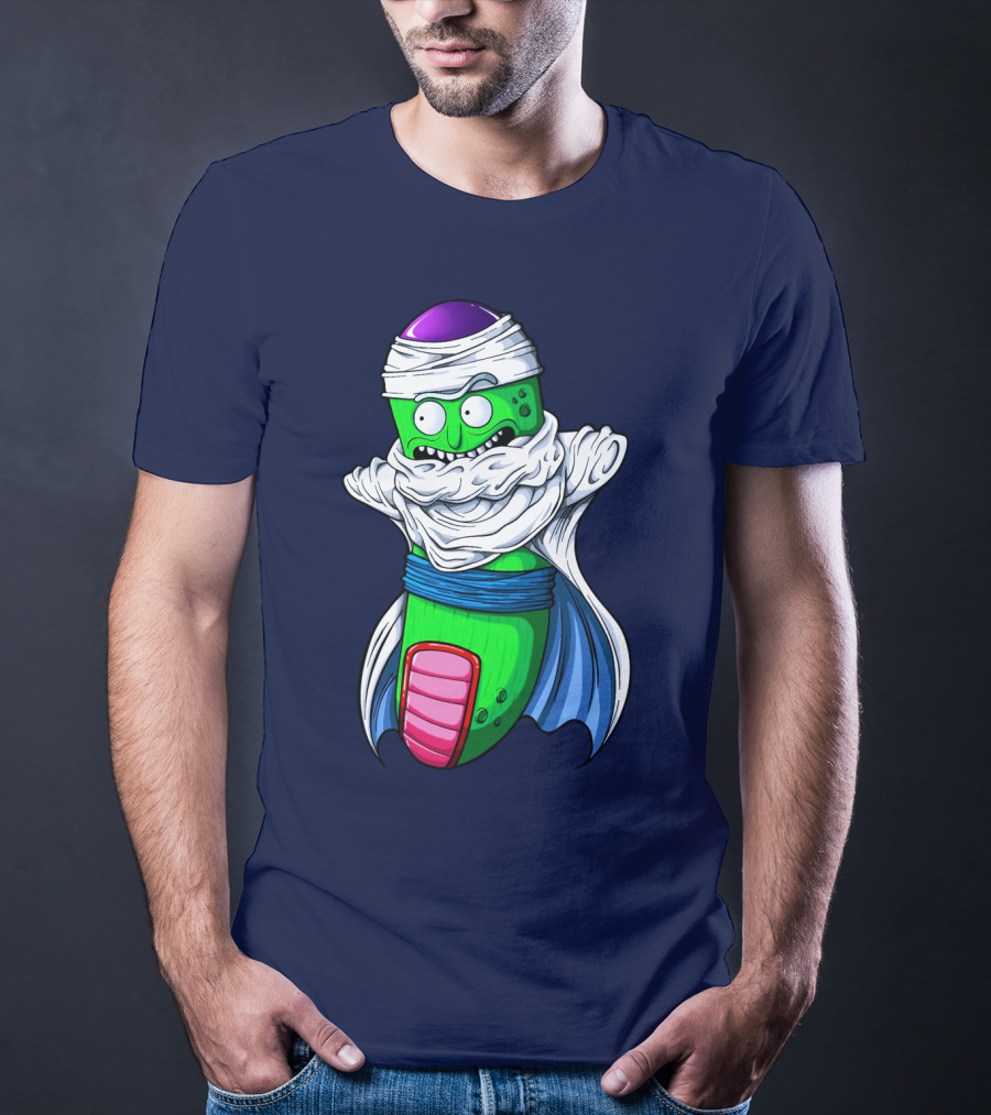 Rick And Morty Pickle Rick Meets Dragon Ball Z Fusion T-Shirt