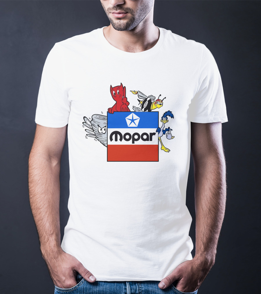 Mopar Dodge Road Runner Tasmanian Devil Bee Racing Icon Collection T-Shirt