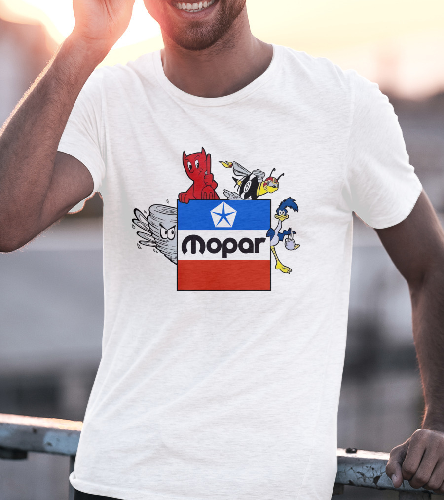Mopar Dodge Road Runner Tasmanian Devil Bee Racing Icon Collection T-Shirt