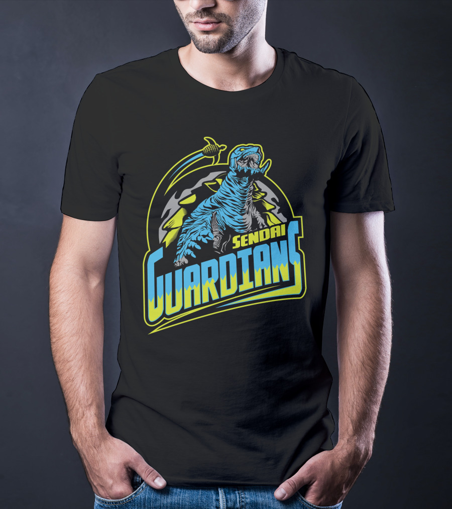 Sendai Guardians T-Rex Kaiju Sports T-Shirt