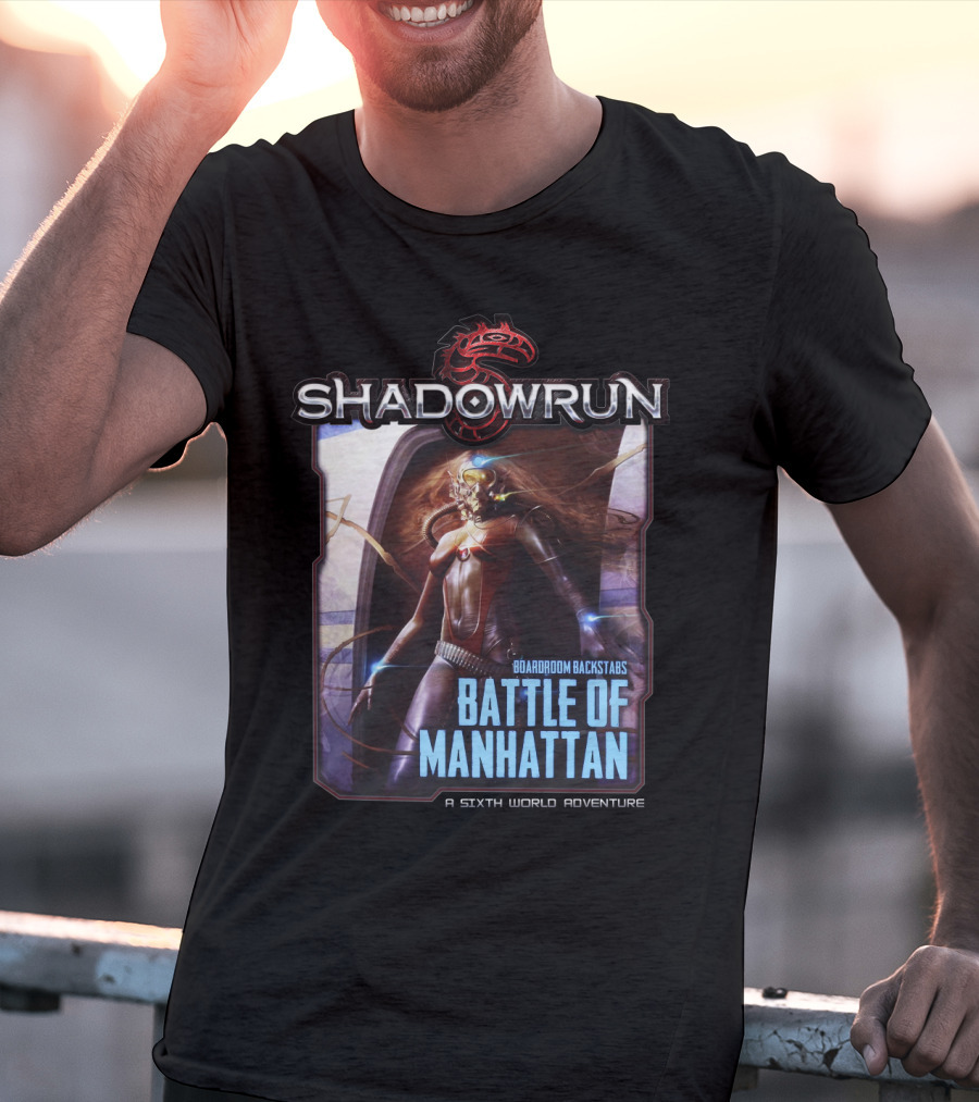Shadowrun Boardroom Backstabs Battle Of Manhattan A Sixth World Adventure T-Shirt