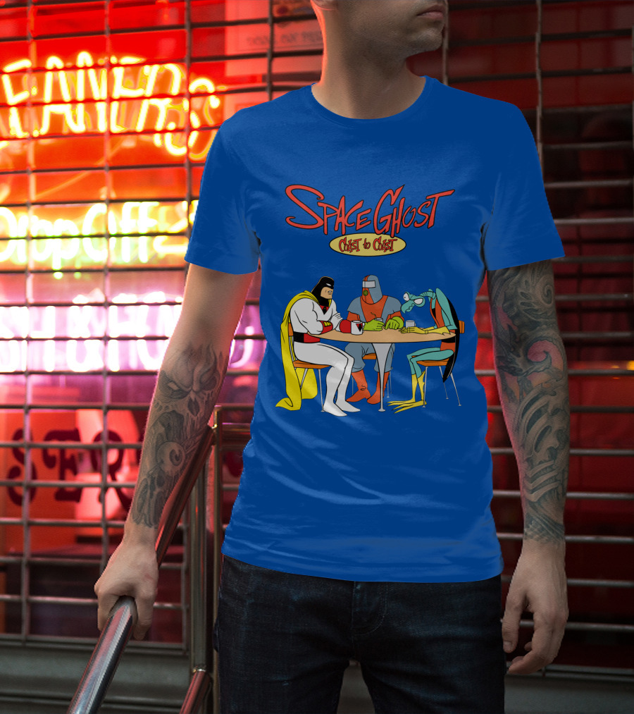 Space Ghost Coast To Coast Zorak And Moltar At Table T-Shirt