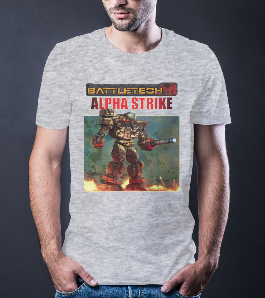BattleTech ALPHA STRIKE Mech Warrior Battle Scene T-Shirt