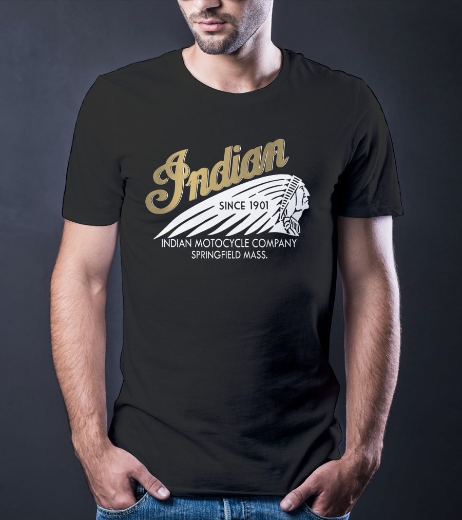 Indian Motorcycle Company Since 1901 Springfield Mass T-Shirt