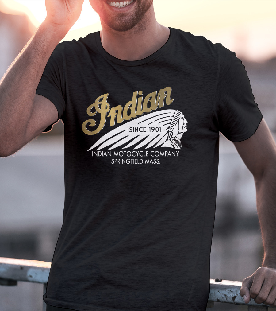 Indian Motorcycle Company Since 1901 Springfield Mass T-Shirt