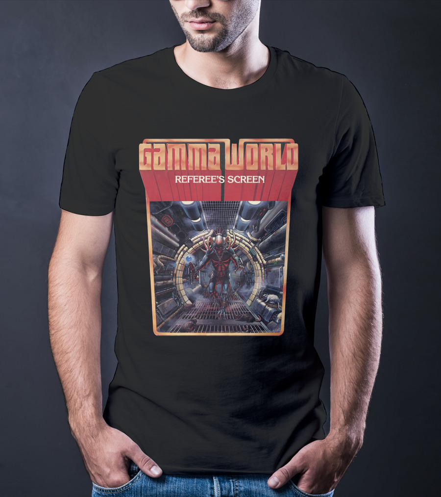 Gamma World Referee's Screen Sci-Fi Dungeon Crawler Adventure T-Shirt
