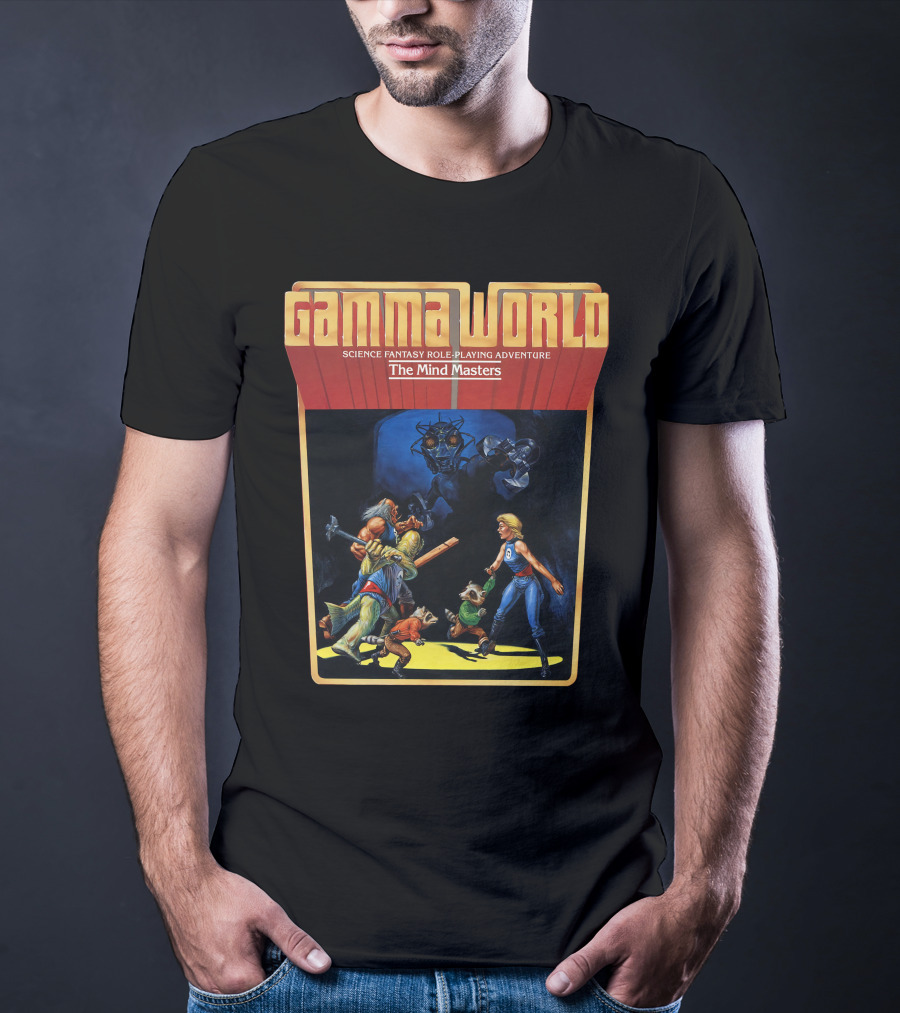 Gamma World Science Fantasy Role-Playing Adventure The Mind Masters T-Shirt