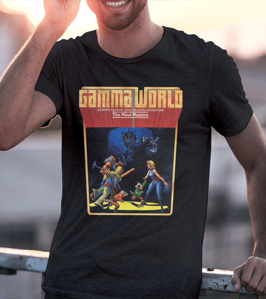 Gamma World Science Fantasy Role-Playing Adventure The Mind Masters T-Shirt