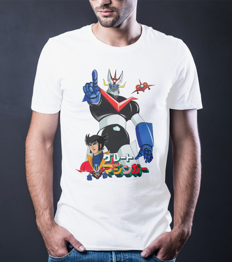 Great Mazinger Robot Anime Character T-Shirt