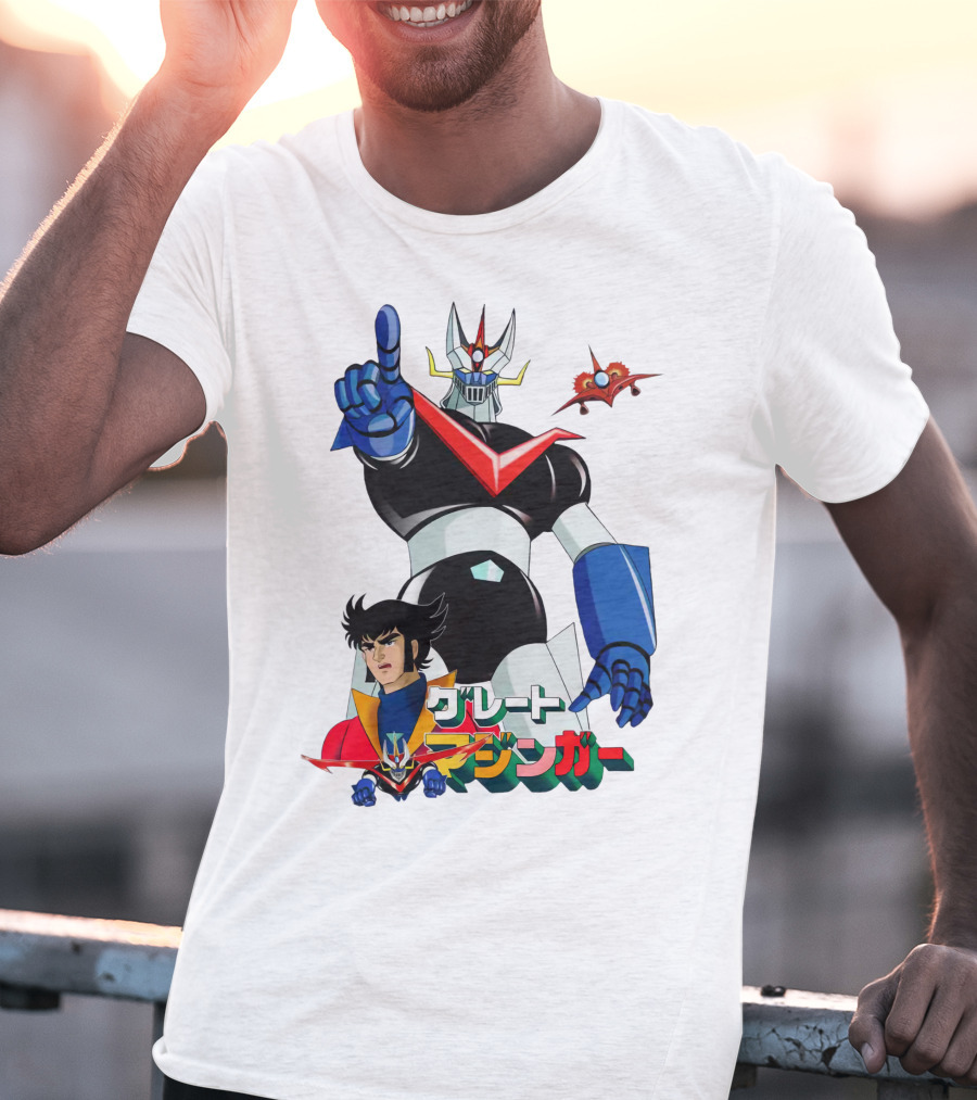 Great Mazinger Robot Anime Character T-Shirt