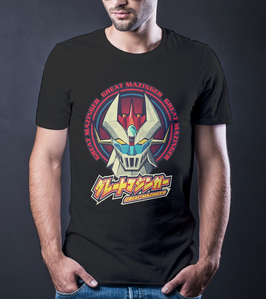 Great Mazinger Retro Robot T-Shirt