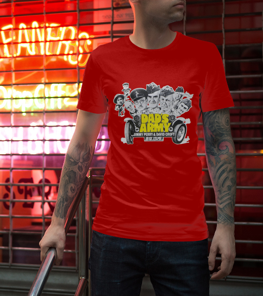Dad's Army By Jimmy Perry And David Croft BBC 1975 T-Shirt