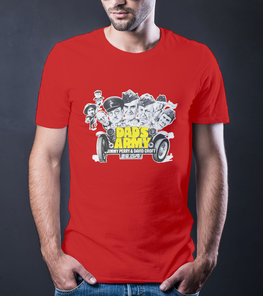 Dad's Army By Jimmy Perry And David Croft BBC 1975 T-Shirt