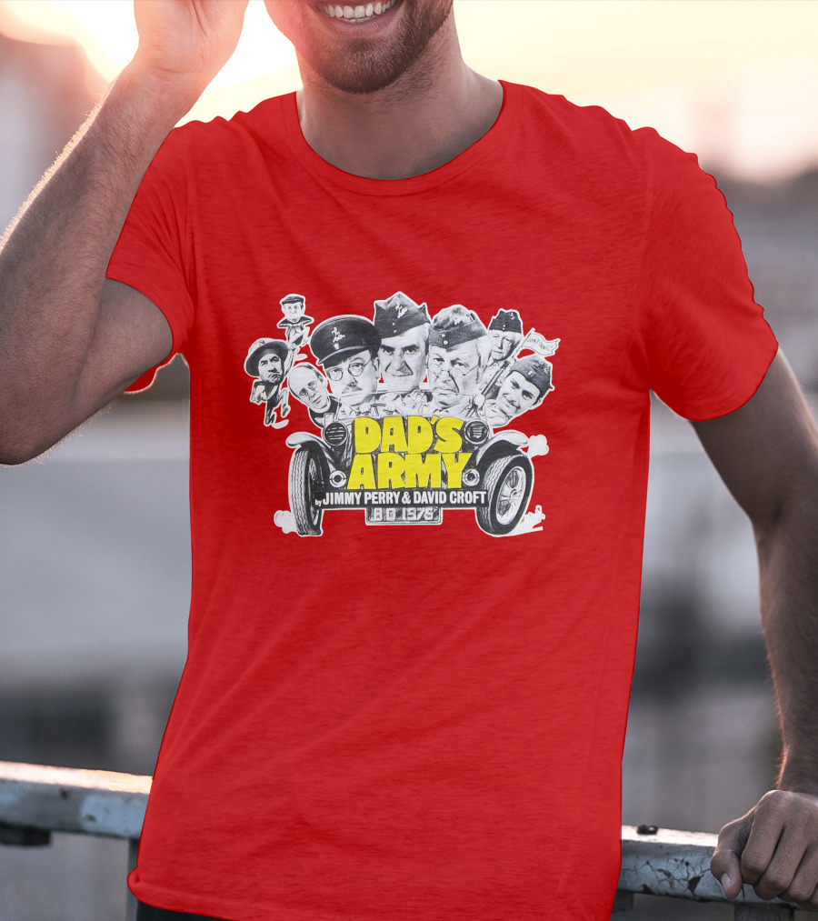 Dad's Army By Jimmy Perry And David Croft BBC 1975 T-Shirt