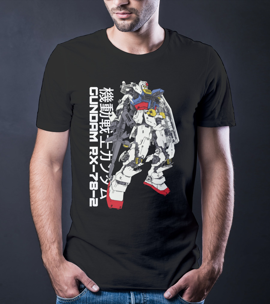 Gundam RX-78-2 Mobile Suit Mechanized Warrior T-Shirt