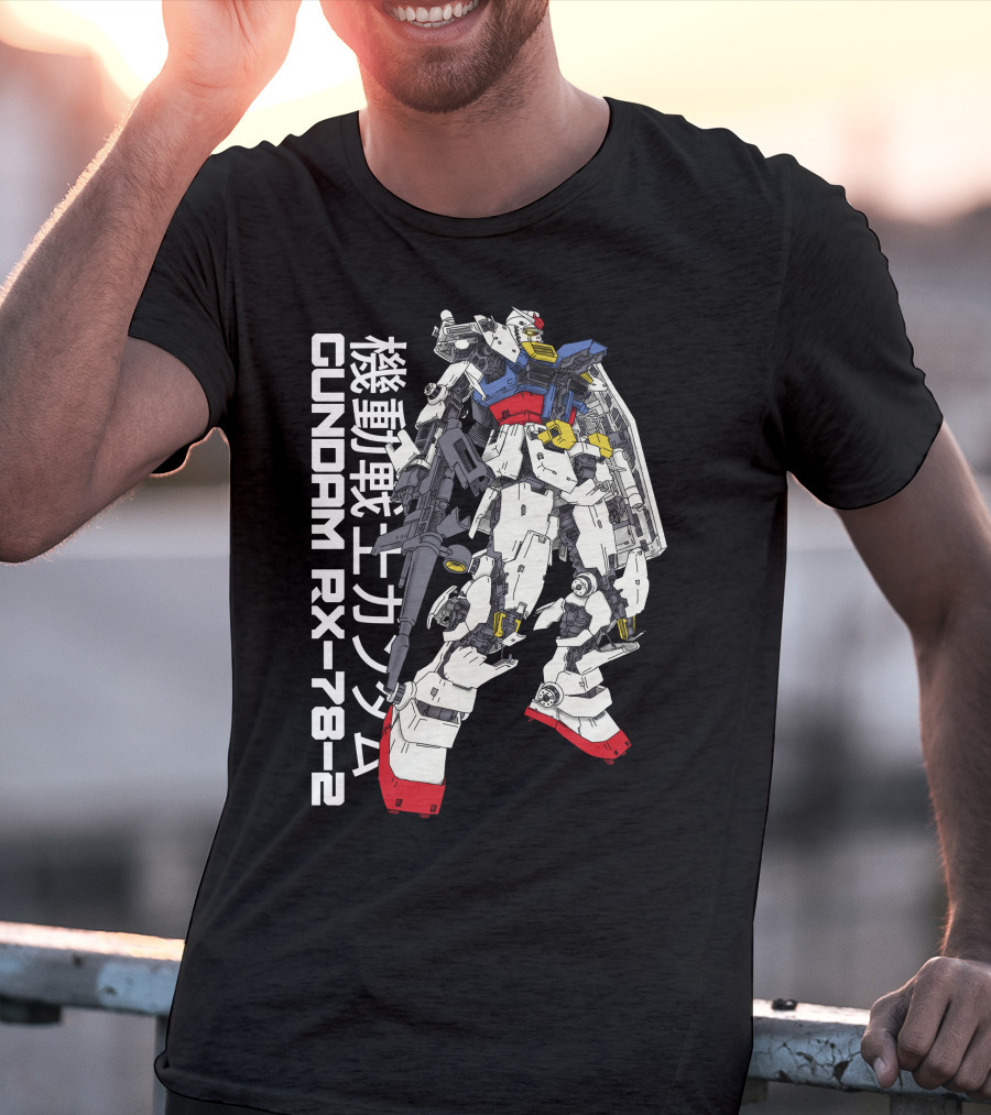 Gundam RX-78-2 Mobile Suit Mechanized Warrior T-Shirt