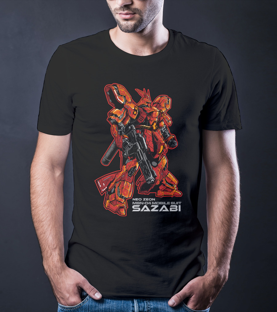 Sazabi Neo Zeon MSN-04 Mobile Suit Gundam T-Shirt