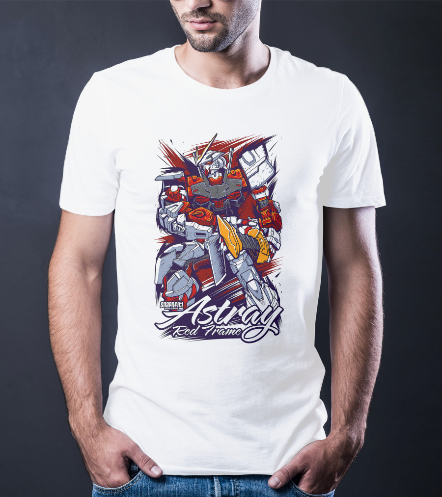 Astray Red Frame Snapfit Robot Warrior T-Shirt