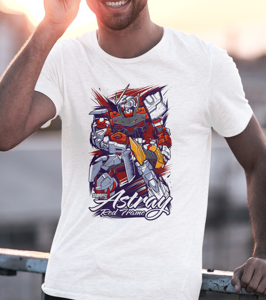 Astray Red Frame Snapfit Robot Warrior T-Shirt
