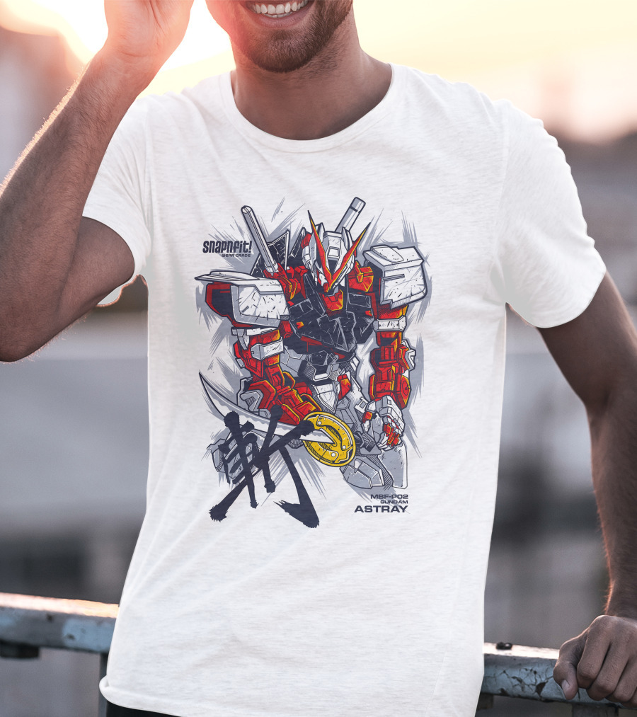 Snapfit Series MBF-P02 Gundam Astray Red Frame T-Shirt