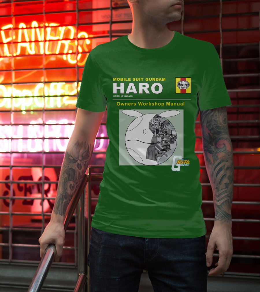 MOBILE SUIT GUNDAM HARO Owners Workshop Manual Haynes GUNDAM T-Shirt