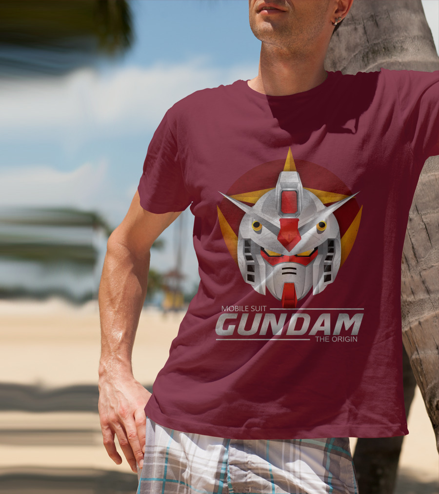 Mobile Suit Gundam The Origin Mecha Head T-Shirt