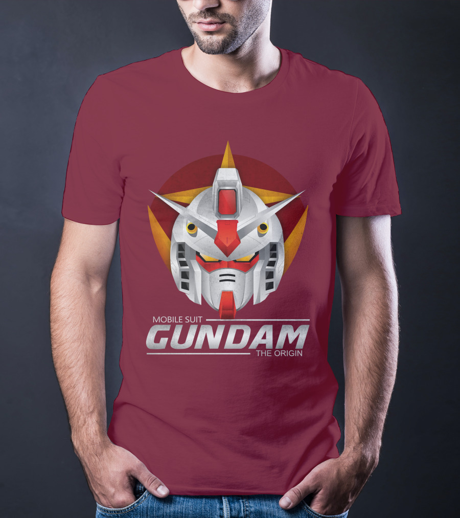Mobile Suit Gundam The Origin Mecha Head T-Shirt