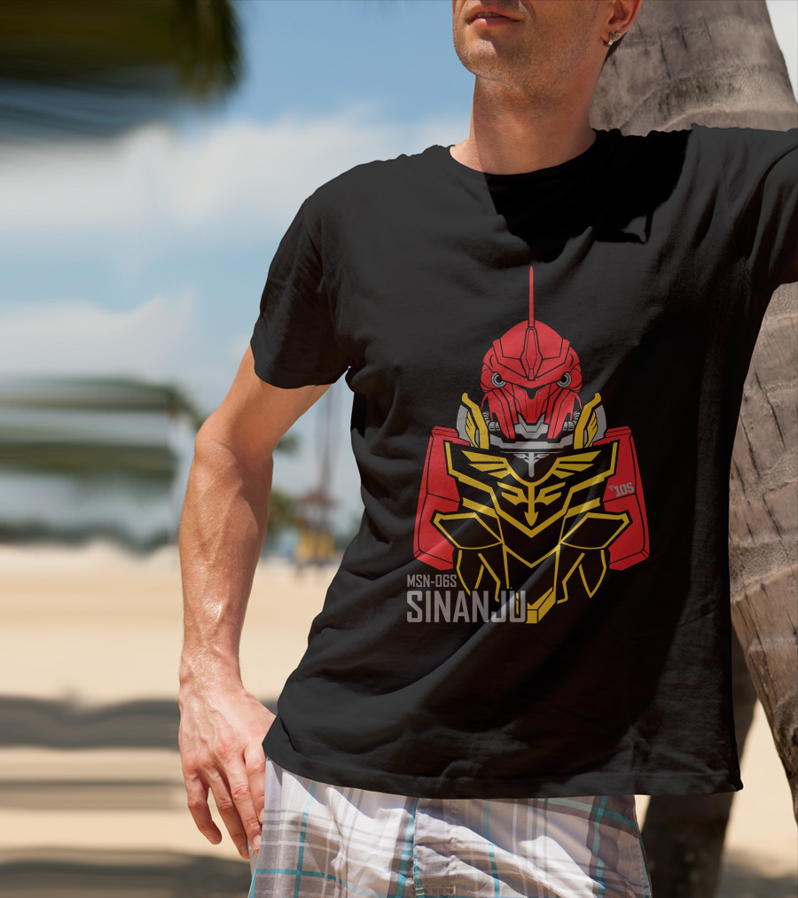 MSN-06S Sinanju Red Warrior Gundam T-Shirt