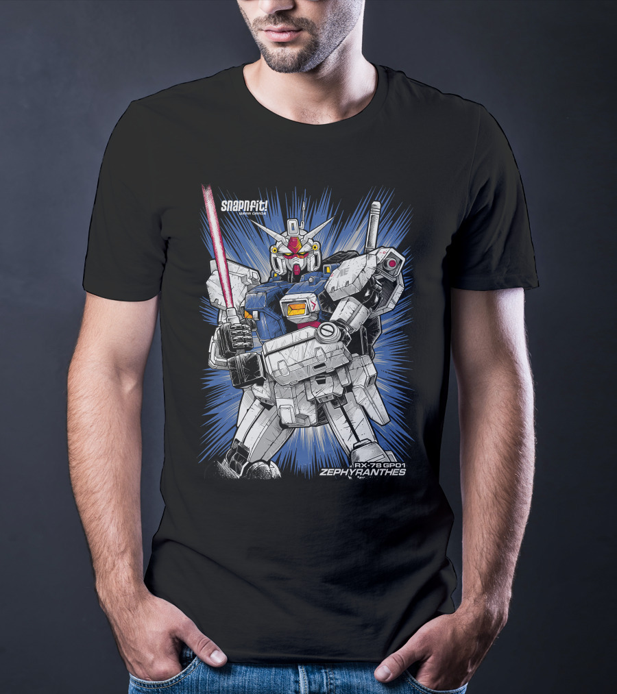 Snapfit Zephyranthes RX-78 GP01 Gundam T-Shirt
