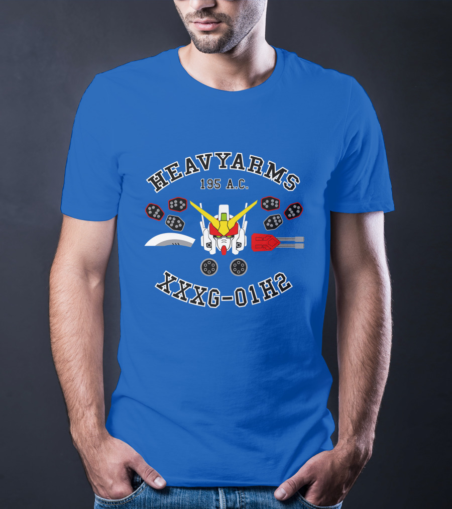 Heavyarms 195 A.C. XXXG-01H2 Gundam Wing T-Shirt