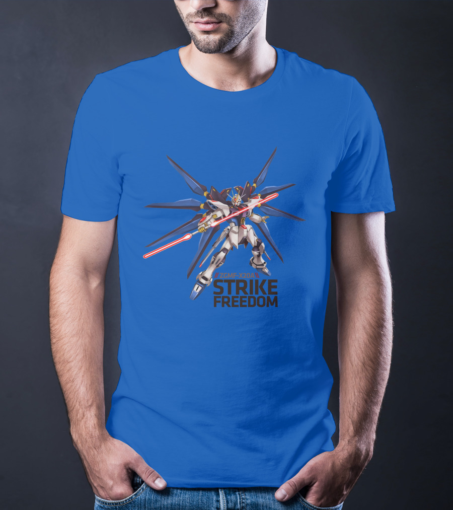ZGMF-X20A Strike Freedom Gundam Mobile Suit T-Shirt