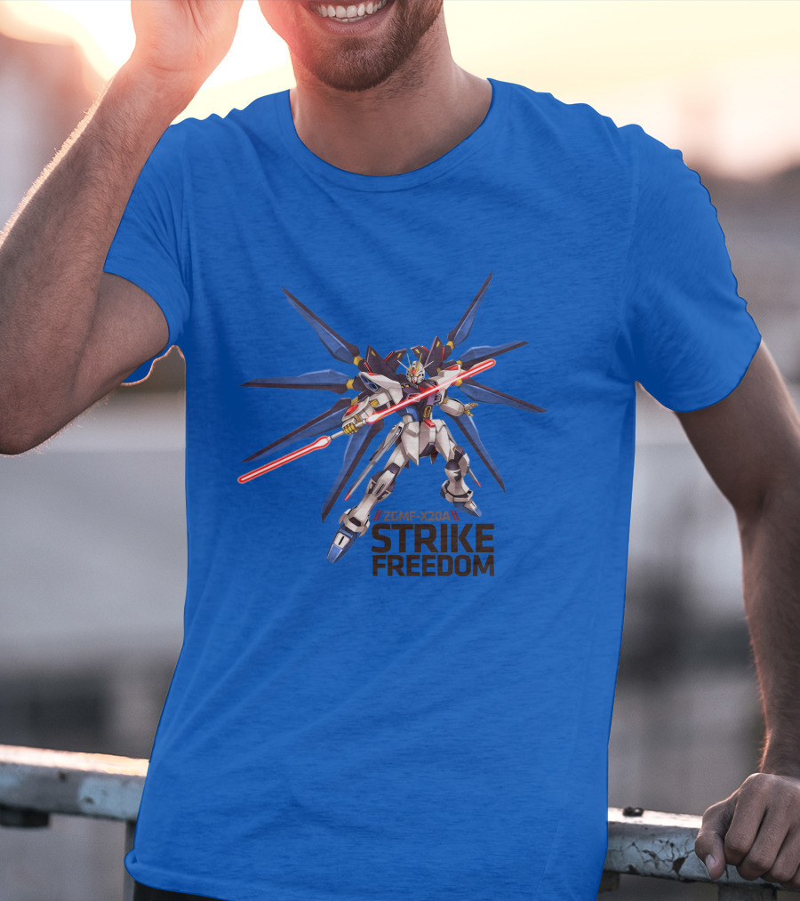 ZGMF-X20A Strike Freedom Gundam Mobile Suit T-Shirt