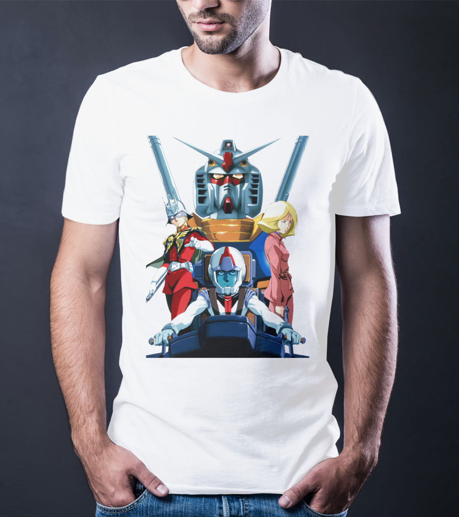 Mobile Suit Gundam Anime Characters Compilation T-Shirt