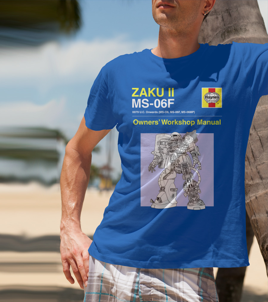 ZAKU II MS-06F 0079 U.C. Onwards Owners' Workshop Manual T-Shirt