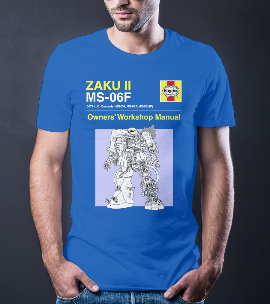 ZAKU II MS-06F 0079 U.C. Onwards Owners' Workshop Manual T-Shirt