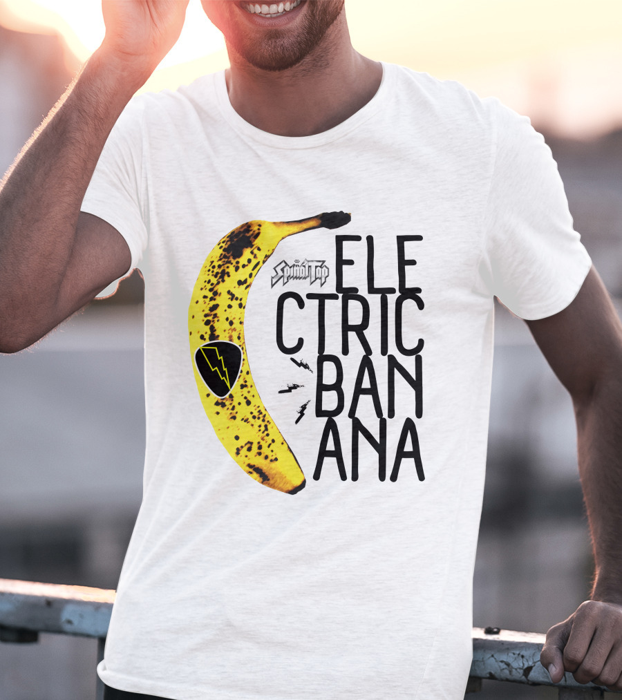 Spinal Tap Electric Banana With Lightning Bolt T-Shirt