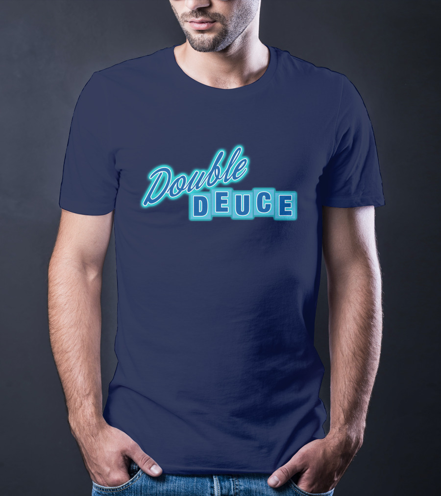 Road House Double Deuce Neon Style Retro T-Shirt