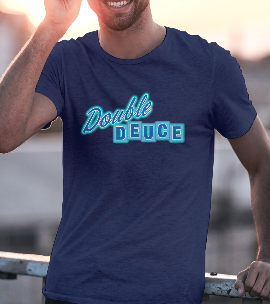 Road House Double Deuce Neon Style Retro T-Shirt