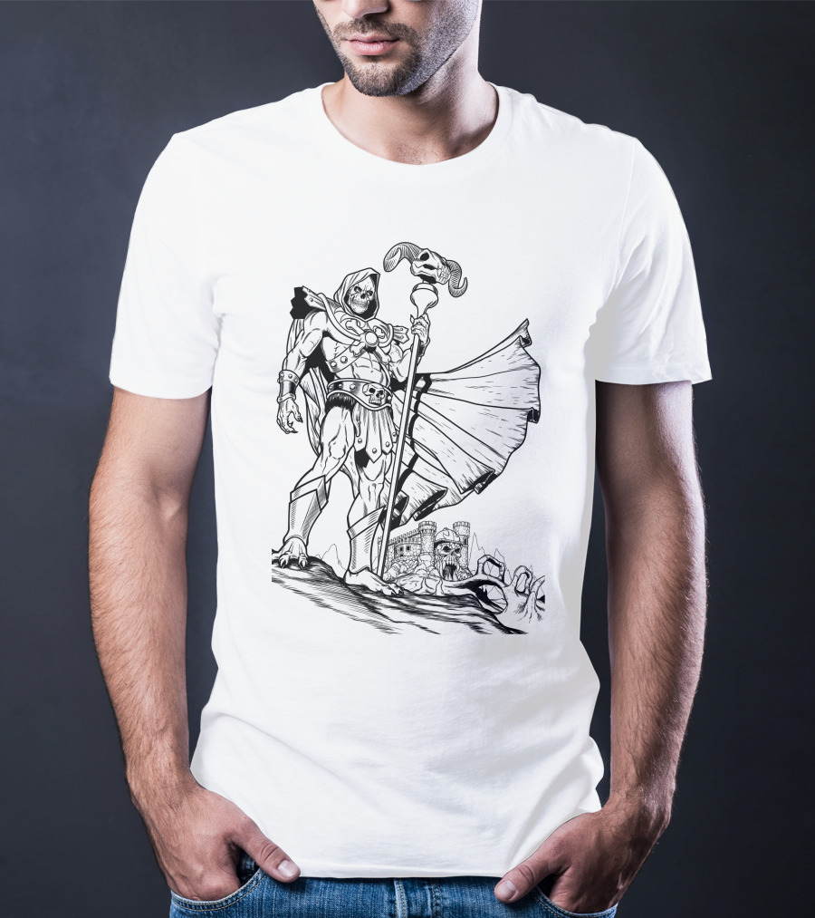 Skeletor 15 Masters Of The Universe Villain Castle Grayskull Image T-Shirt