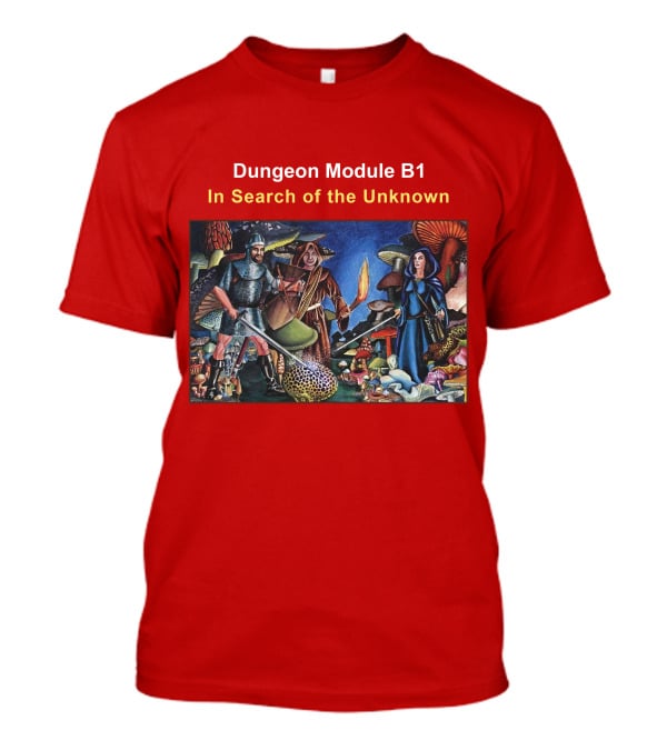 Dungeon Module B1 In Search Of The Unknown DND ISU T-Shirt