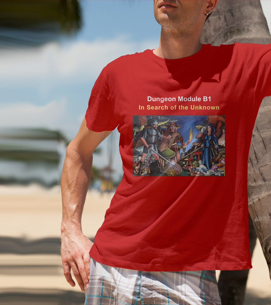 Dungeon Module B1 In Search Of The Unknown DND ISU T-Shirt