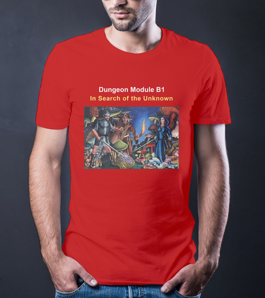 Dungeon Module B1 In Search Of The Unknown DND ISU T-Shirt