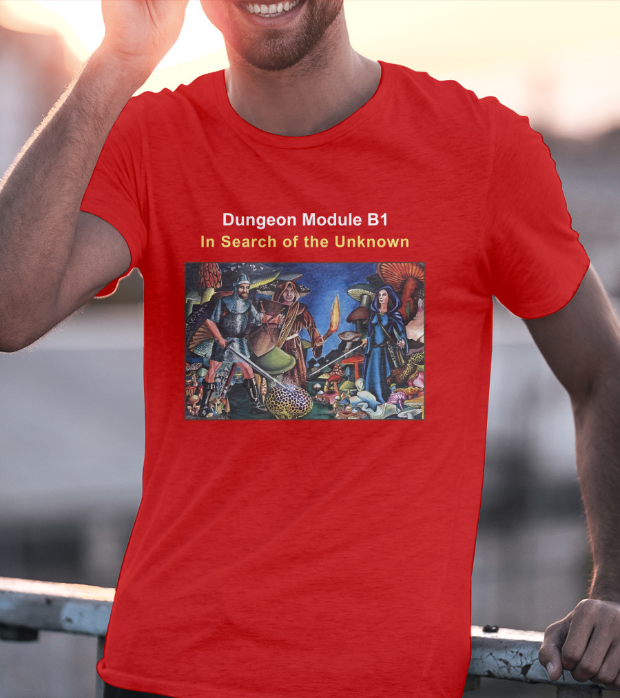 Dungeon Module B1 In Search Of The Unknown DND ISU T-Shirt